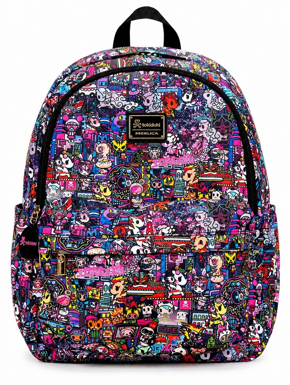 TOKIDOKI Mesuca Large Neon City Print BACKPACK NWT UNICORNI BAG